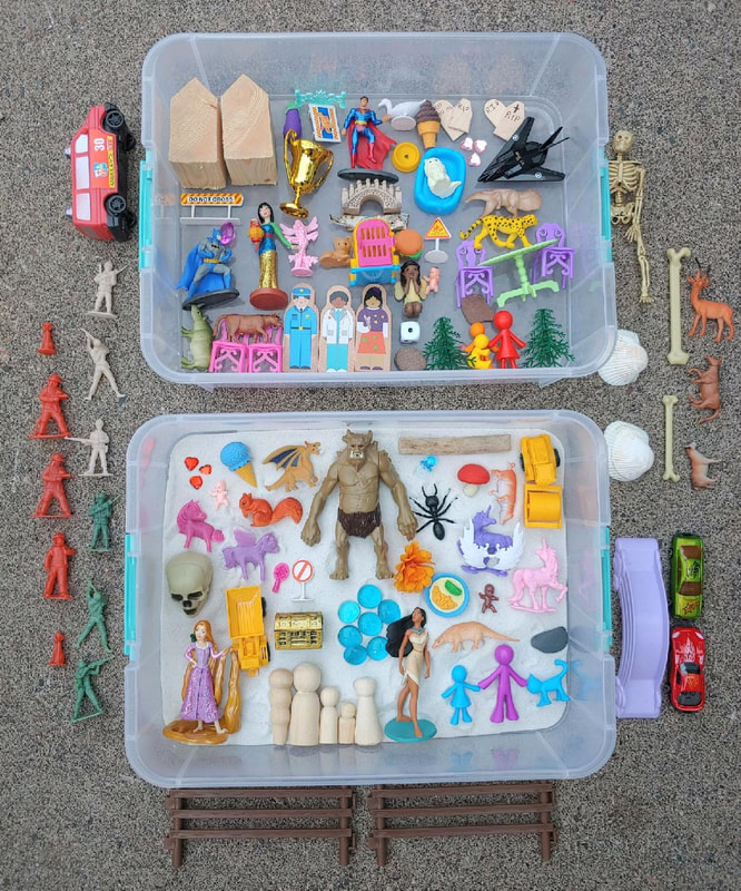 SAND TRAY THERAPY SUPPLIES / SAND PLAY / MINIATURES FOR SANDPLAY —  ChildTherapyToys